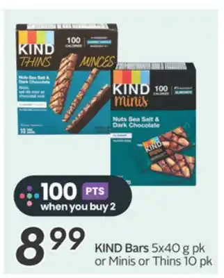 Sobeys KIND Bars offer