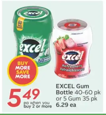 Sobeys EXCEL Gum Bottle offer