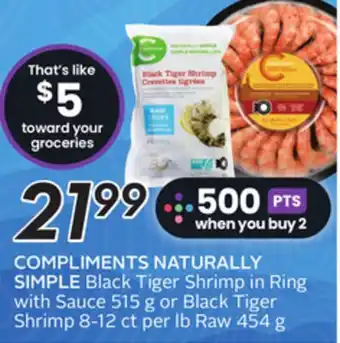 Sobeys COMPLIMENTS NATURALLY SIMPLE offer