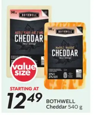 Sobeys BOTHWELL Cheddar offer