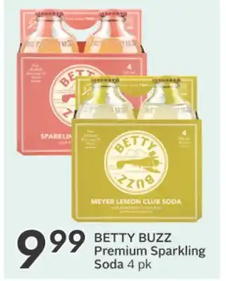 Sobeys BETTY BUZZ Premium Sparkling Soda offer