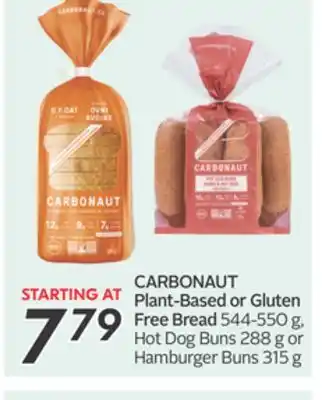 Sobeys CARBONAUT Plant-Based or Gluten Free Bread offer