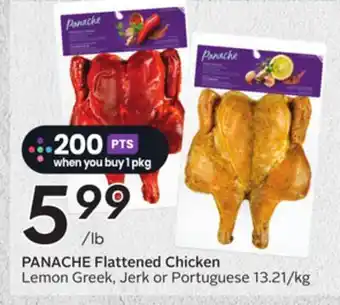 Sobeys PANACHE Flattened Chicken offer