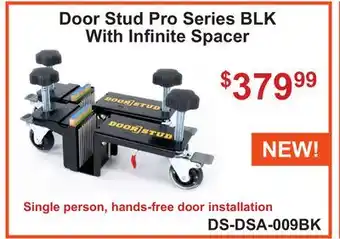 Atlas Tools & Machinery Door Stud Pro Series BLK With Infinite Spacer offer