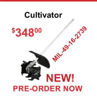 Atlas Tools & Machinery Cultivator offer