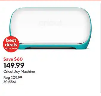 Staples Cricut Joy Machine offer