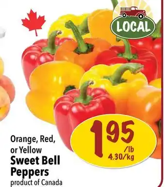 Farm Boy Orange, Red, or Yellow Sweet Bell Peppers offer