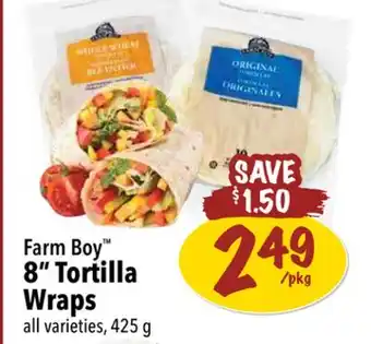 Farm Boy Farm Boy 8 Tortilla Wraps offer