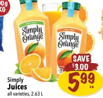 Farm Boy Simply Juices offer