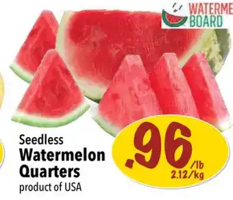 Farm Boy Seedless Watermelon Quarters offer