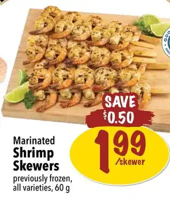 Farm Boy Marinated Shrimp Skewers offer