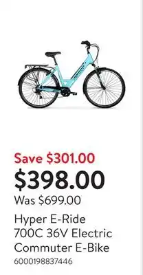 Walmart Hyper E-Ride 700C 36V Electric Commuter E-Bike offer