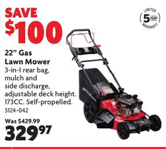 Home Hardware 22 Gas Lawn Mower offer