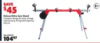 Home Hardware Deluxe Mitre Saw Stand offer