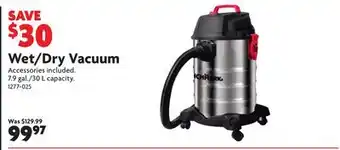 Home Hardware Wet/Dry Vacuum offer