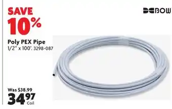 Home Hardware Poly Pex Pipe offer