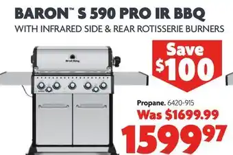 Home Hardware Baron S590 Pro Propane BBQ offer