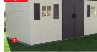 Home Hardware Vinyl and Steel Storage Shed offer