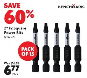 Home Hardware 2#2 Square power bits offer