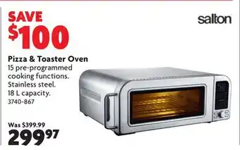 Home Hardware Stainless Steel Pizza Oven offer