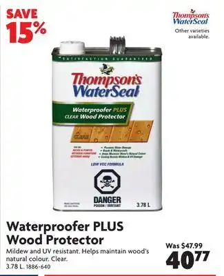 Home Hardware Waterproofer PLUS Wood Protector offer
