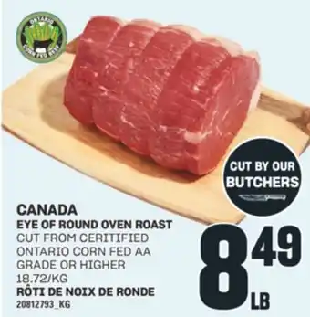 Valu-mart RÔTI DE NOIX DE RONDE offer
