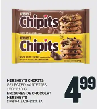 Valu-mart BRISURES DE CHOCOLAT HERSHEY'S, 180-270 G offer