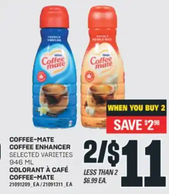 Valu-mart COLORANT À CAFÉ COFFEE-MATE offer