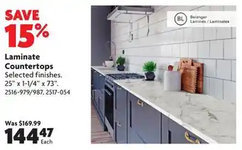 Home Hardware Laminate Countertops offer
