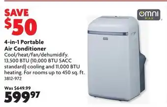 Home Hardware 4-in-1 Portable Air Conditioner offer