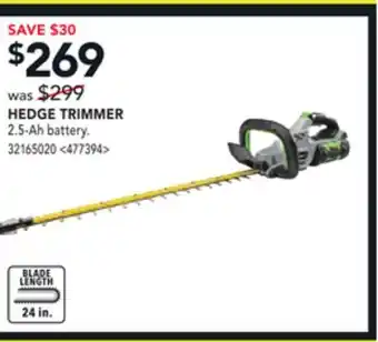 RONA EGO HEDGE TRIMMER offer