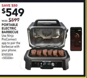 RONA PORTABLE ELECTRIC BARBECUE offer