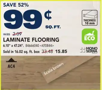 RONA MONO SERRA 6.10 x 47.24 LAMINATE FLOORING offer