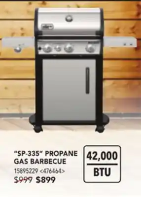 RONA WEBER SP-335 PROPANE GAS BARBECUE offer