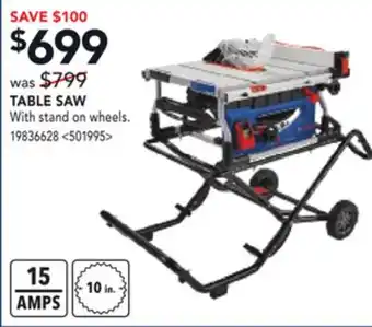 RONA BOSCH TABLE SAW offer