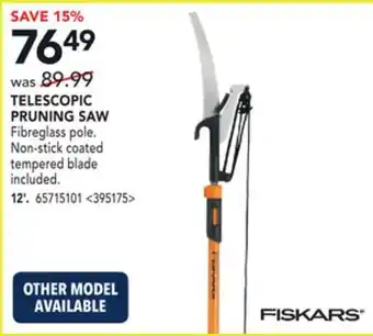 RONA TELESCOPIC PRUNING SAW 12 offer