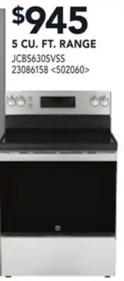 RONA GE 5 CU. FT. RANGE offer
