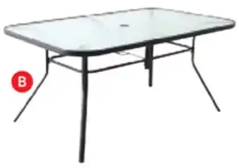RONA PELHAM BAY GLASS DINING TABLE offer