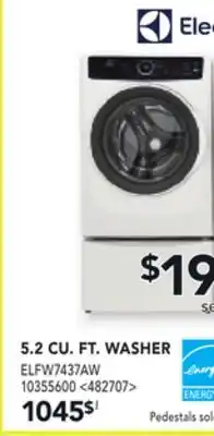RONA ELECTROLUX 5.2 CU. FT. WASHER offer