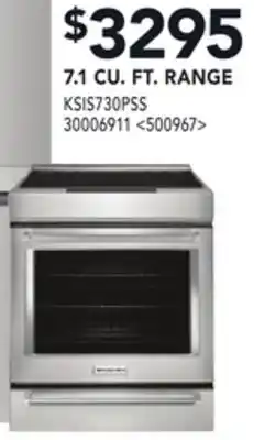 RONA KITCHENAID 7.1 CU. FT. RANGE offer