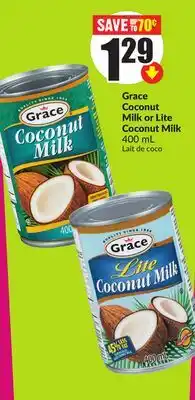 Chalo FreshCo Grace Coconut Milk or Lite Coconut Milk 400 mL offer