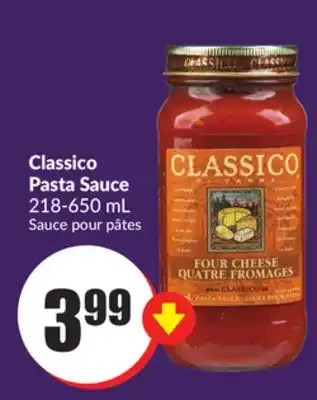 Chalo FreshCo Classico Pasta Sauce 218-650 mL offer