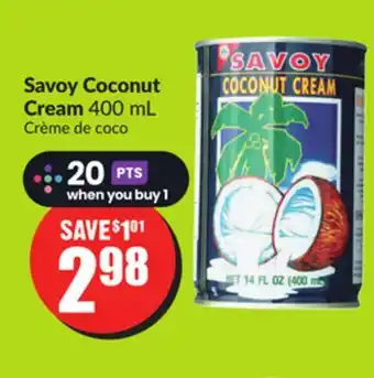 Chalo FreshCo Savoy Coconut Cream 400 mL offer