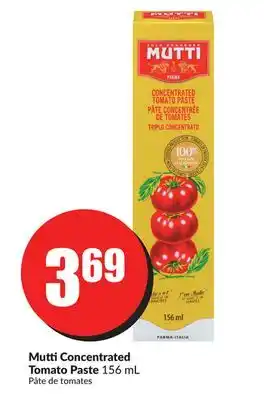Chalo FreshCo Mutti Concentrated Tomato Paste 156 mL offer