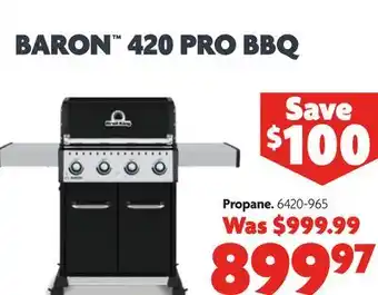 Home Hardware BARONTM 420 PRO Propane. 6420-965 BBQ offer