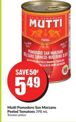FreshCo Mutti Pomodoro San Marzano Peeled Tomatoes 398 ml offer