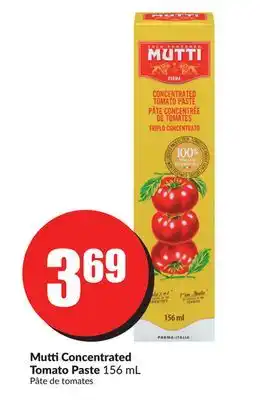FreshCo Mutti Concentrated Tomato Paste 156 ml offer