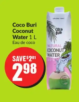 FreshCo Coco Buri Coconut Water 1 L offer