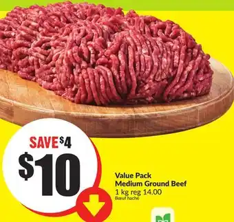 FreshCo Value Pack Medium Ground Beef 1 kg offer