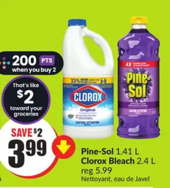 FreshCo Pine Sol 1.41l Colorx Bleach offer
